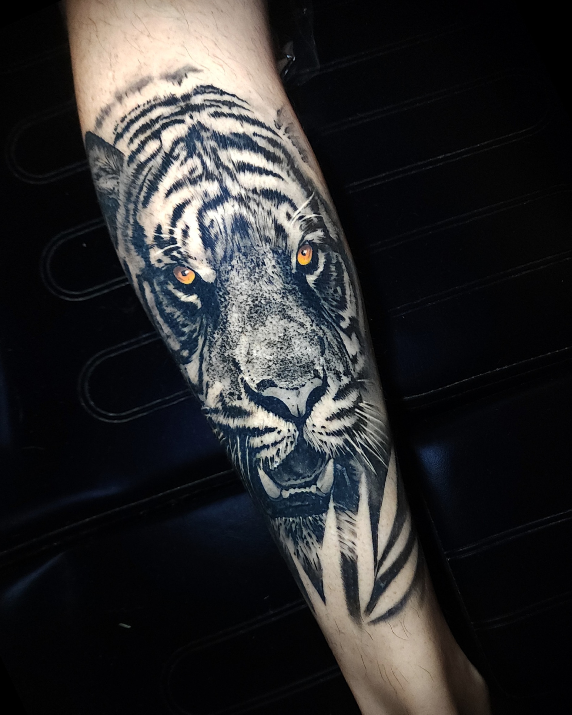 4 x Realistic tiger tattoo design digital download – TattooDesignStock